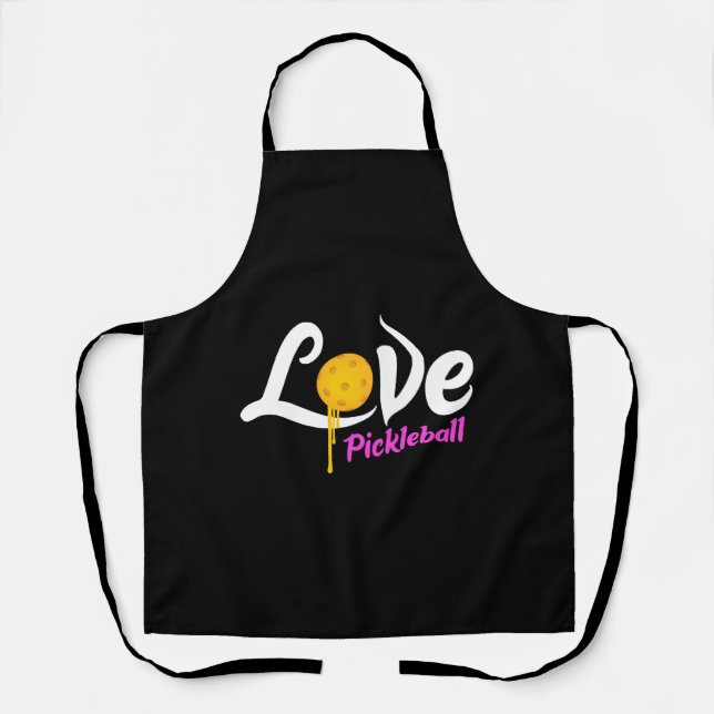 Delantal Love Pickleball (Anverso)