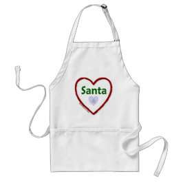 Delantal Love Santa