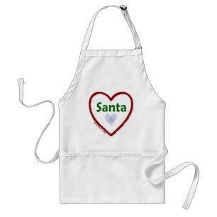 Delantal Love Santa