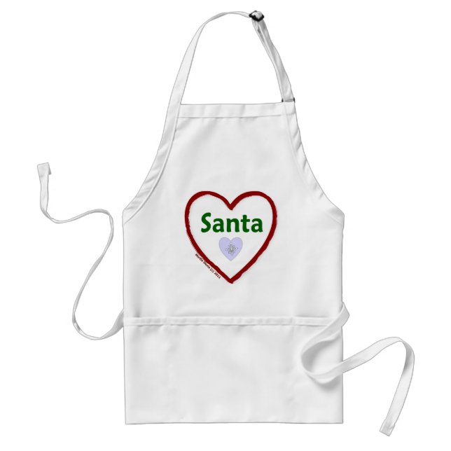 Delantal Love Santa (Frente)