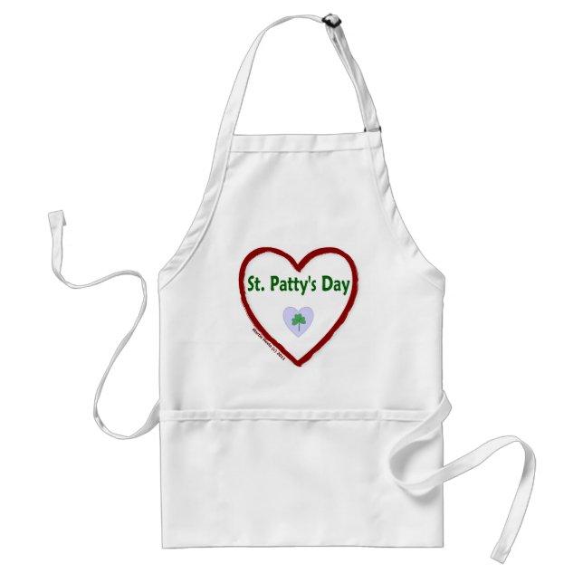 Delantal Love St. Patty's Day (Frente)