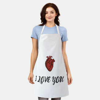 Delantal Love You - kitchen Gift 