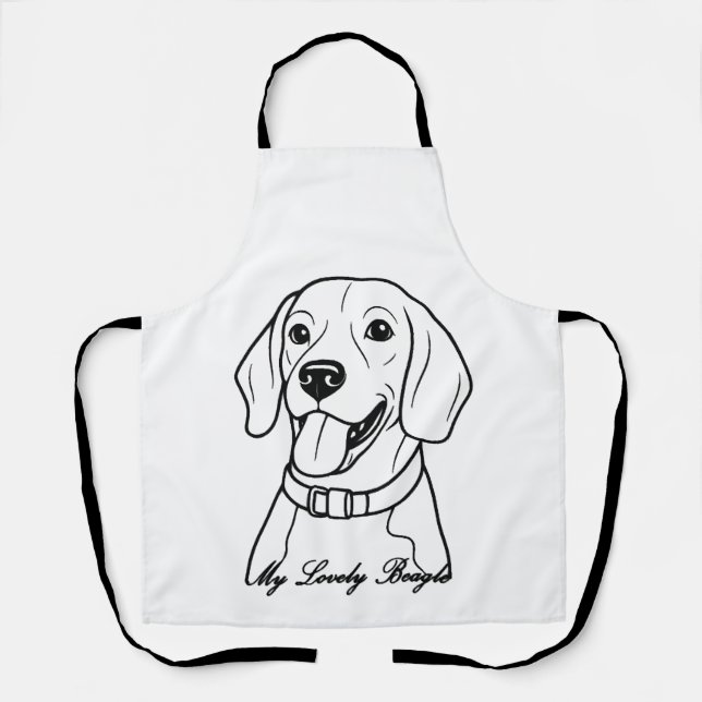 Delantal Lovely Beagle (Anverso)