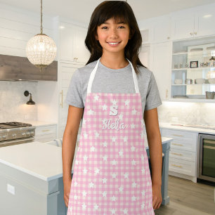 Delantal Lovely chef apron. Children's aprons with name