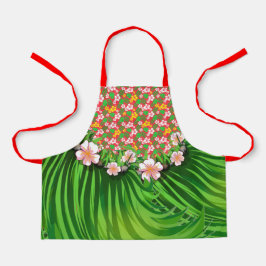 Delantal Luau o vamos sólo a Hula Apron