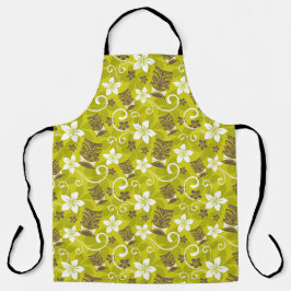 DELANTAL LUAU TIKI PATTERN