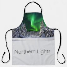 Luces boreales durante el invierno