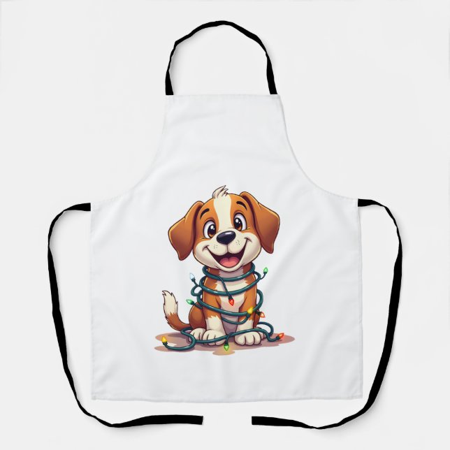 Delantal Luces de Beagle Alegre (Anverso)