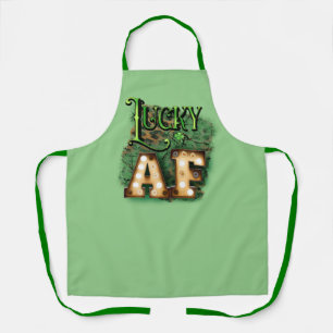 Delantal Luces del marquesino irlandés St. Patrick's Day Lu