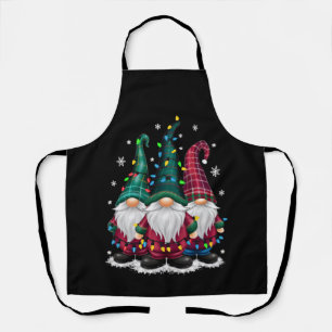 Delantal Luces Navideñas de Tres Gnomos Navidad