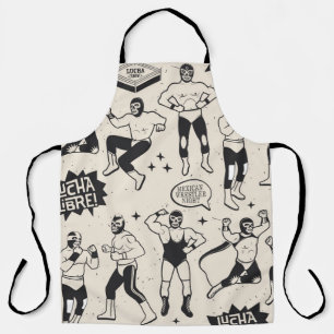 Delantal Lucha libre: patrón de lucha mexicana
