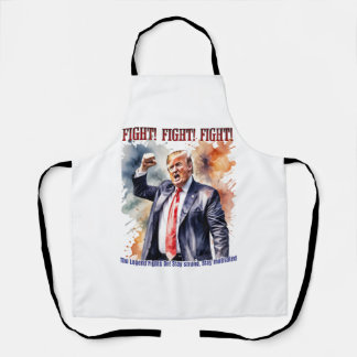 Delantal ¡Luchar! ¡Luchar! ¡Luchar! Leyenda de Trump