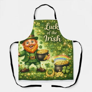 Delantal Luck of the Irish All Print Apron