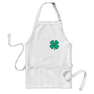 Delantal Lucky 4 Leaf Irish Clover chef de cocina