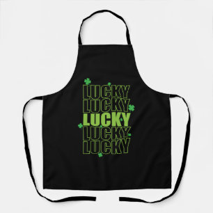 Delantal Lucky St Patricks Day personalizado