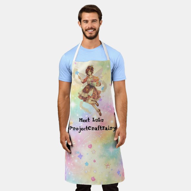 Delantal LuLu the #ProjectCraftFairy -All-Over Print Apron (Gastado)