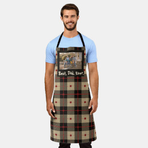 Delantal Lumberjack Mejor Papá Foto Apron adulto