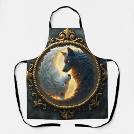 Delantal Lunar Balance – Where Shadows Embrace the Light. 