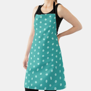 Delantal Lunares de menta
