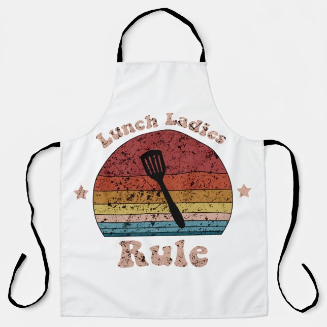 Delantal Lunch Lady Vintage Apron (Anverso)