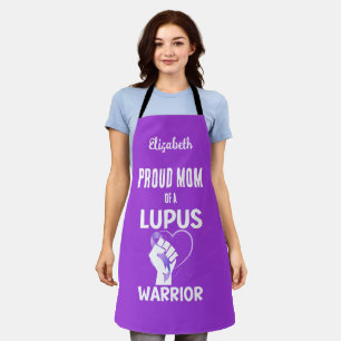Delantal LUPUS WARRIOR Día de la Madre Orgullosa Mamá