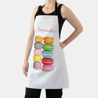 Delantal Macarones con nombre