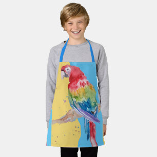 Delantal Macaws Macaw Parrot Tropical Colorful Boys Apron