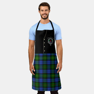 Delantal MacEwan Clan Badge & Tartan Kilt Apron