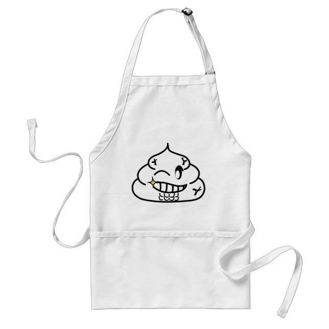 Delantal Macho poop - Brootsch the PooPoo (Frente)