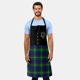 Delantal MacIntyre Clan Badge & Tartan Kilt Apron