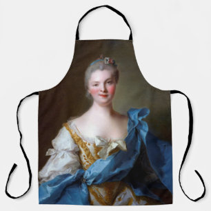 Delantal Madame de la Porte 1754 por Jean-Marc Nattier