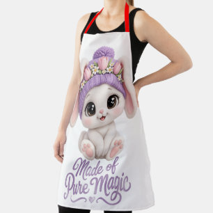 Delantal Made Of Pure Magic Cute Baby Bunny Pink Bodysuit