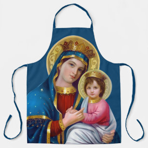 Delantal Madona y Niño