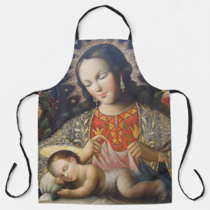 Delantal Madona y Niño