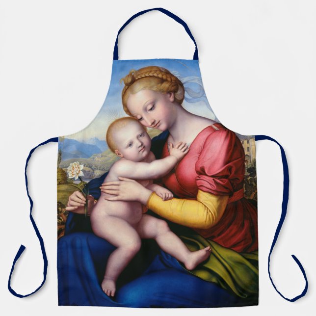 Delantal Madona y Niño (Anverso)
