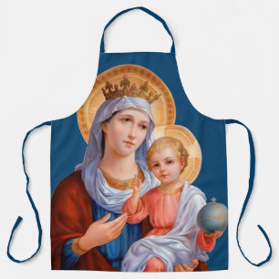 Delantal Madona y Niño
