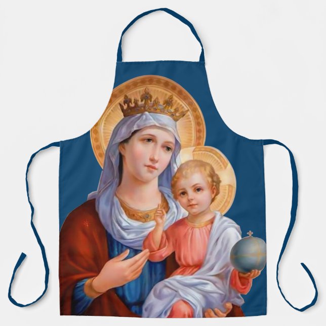 Delantal Madona y Niño (Anverso)