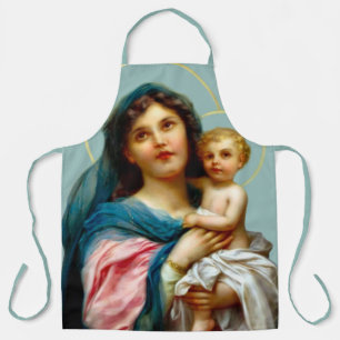 Delantal Madona y Niño