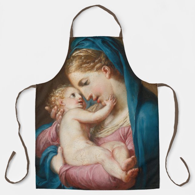 Delantal Madona y Niño (Anverso)