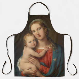 Delantal Madona y Niño