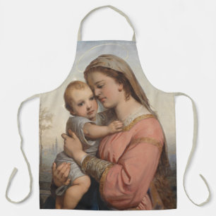 Delantal Madona y Niño