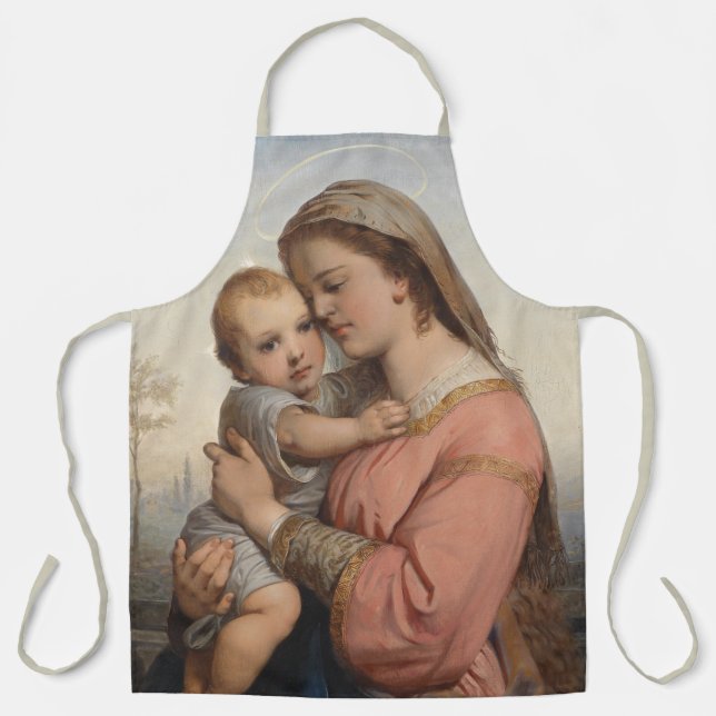 Delantal Madona y Niño (Anverso)