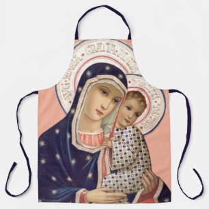 Delantal Madonna y el niño