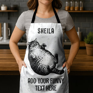 Delantal Madre Gata Soy Pero Solo Piel y Huesos Para Amante