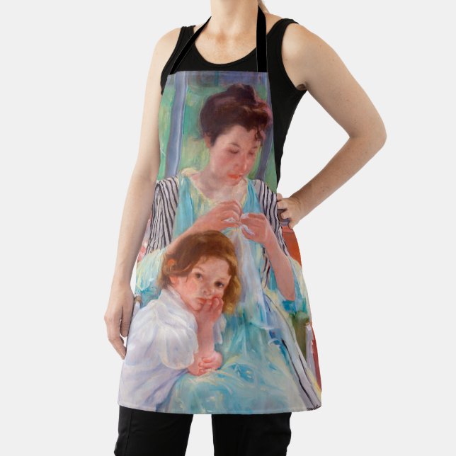 Delantal Madre joven masticando, Mary Cassatt (in situ)