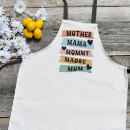 Delantal Madre mamá mamá mamá mamá mamá mamá