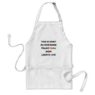 Delantal madre palestina, increíble