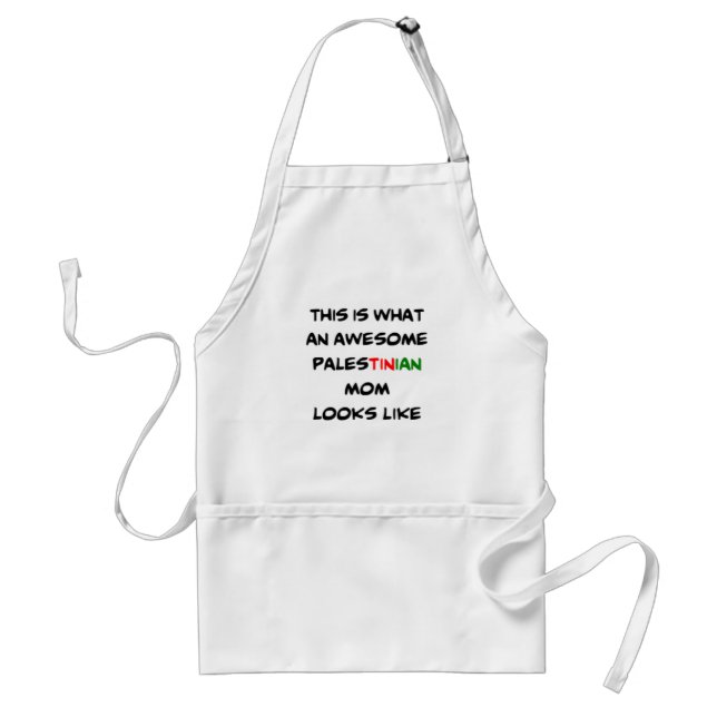 Delantal madre palestina, increíble (Frente)