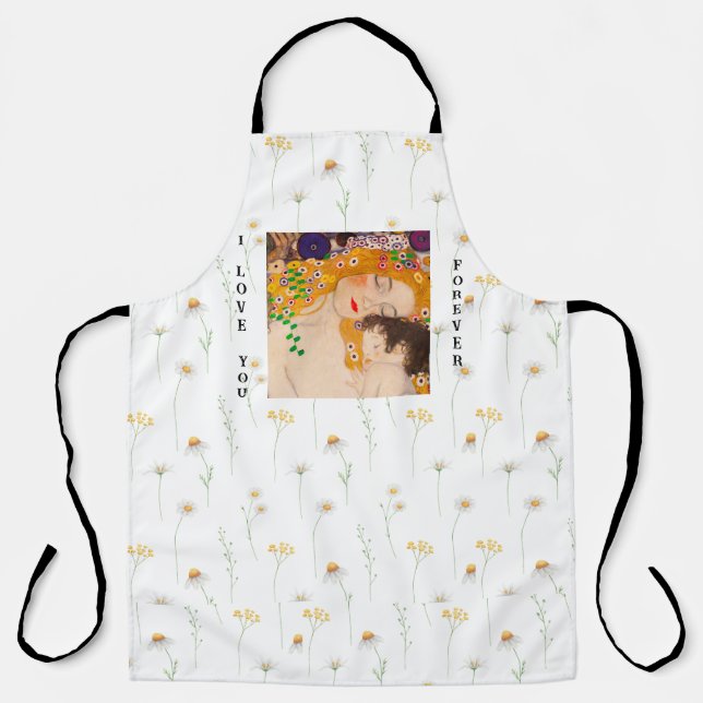 Delantal Madre y Niño - Gustav Klimt  (Anverso)
