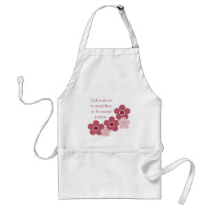 Delantal Madres Creadas Por Dios Patteraron Apron Flor, Ros